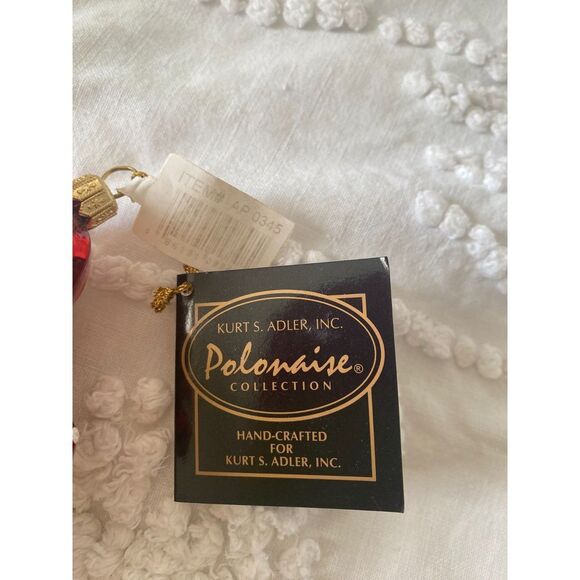 Kurt S Adler Polonaise Hand Blown Santa with Three Teddy Bears NWT - Picture 9 of 15